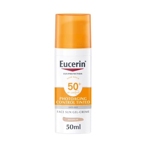 Eucerin Sun Creme Anti Age Teinte Medium  50+