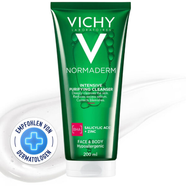 Vichy Normaderm Physiosolution Gel Nettoyant Purifiant 200Ml