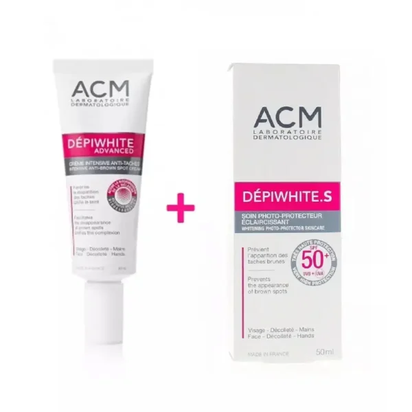 ACM Depiwhite – Duo Crème Intensive Advanced 40 ml + Écran SPF 50+ 50 ml