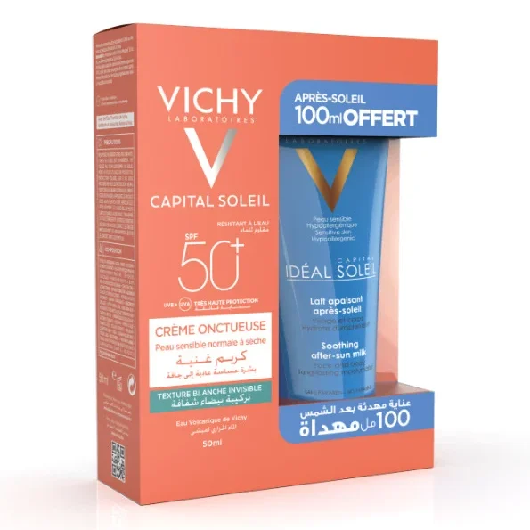Vichy Promo Creme Onctueuse Invisible+Lait Apais 100Ml