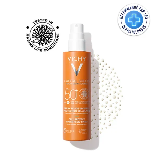 Vichy Capital Soleil Spray Fluide Invisible Spf50+ 200Ml