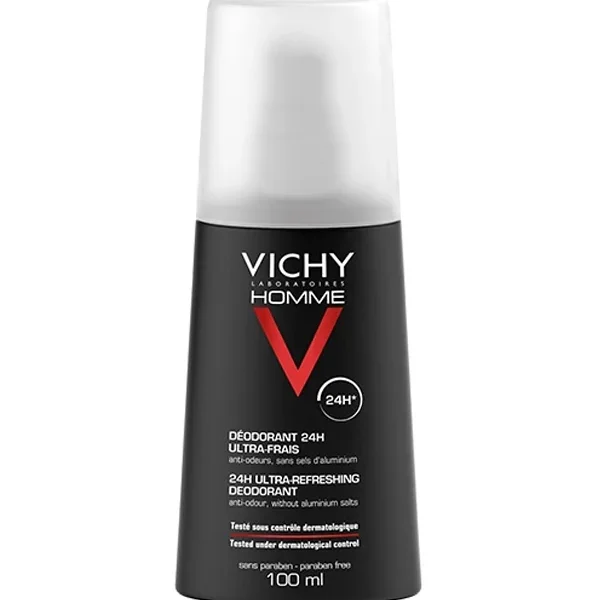 Vichy Homme Deodorant Vapo 24H 100Ml