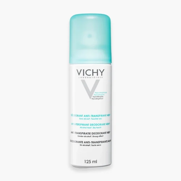 Vichy Deodorant Aerosol Anti Transpirant 48H 125Ml Spray Vert