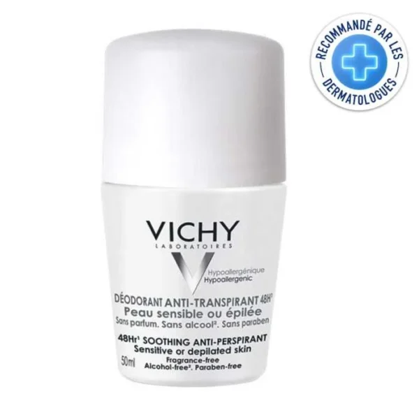 Vichy Deo Bille Anti Transpirant Peau Sensible Blanche
