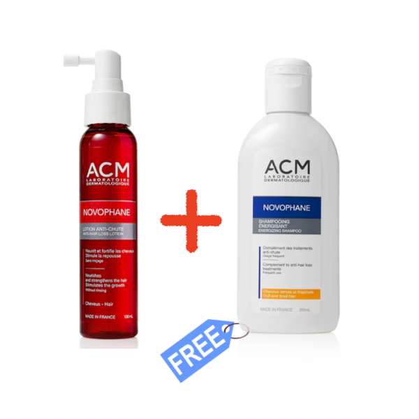 Acm Novophane Lotion Anti Chute + Shampooing Energisant 200 ml