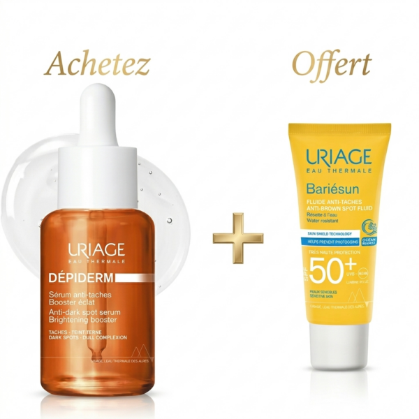 Uriage Coffret Depiderm Booster 30Ml+ Bariesun Fluide Anti Tache