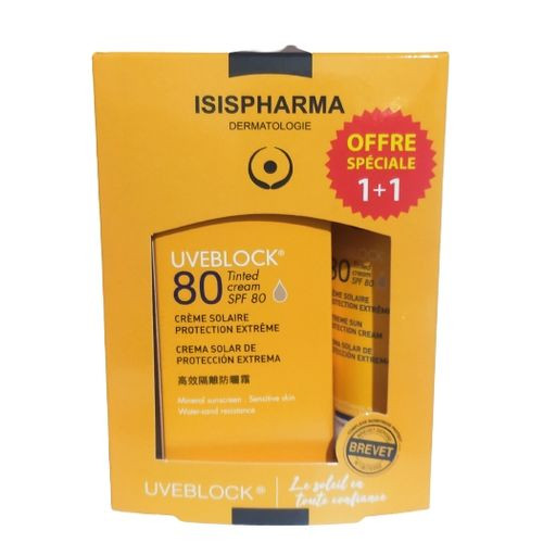 Isispharma Pack Promo Uveblock 80 Teinté
