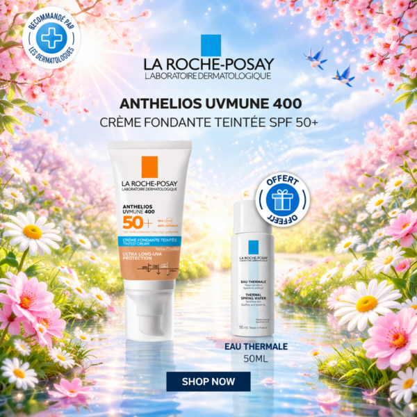La Roche Posay Anthelios Fondante Teinte 50ML  + Eau Thermal 50Ml