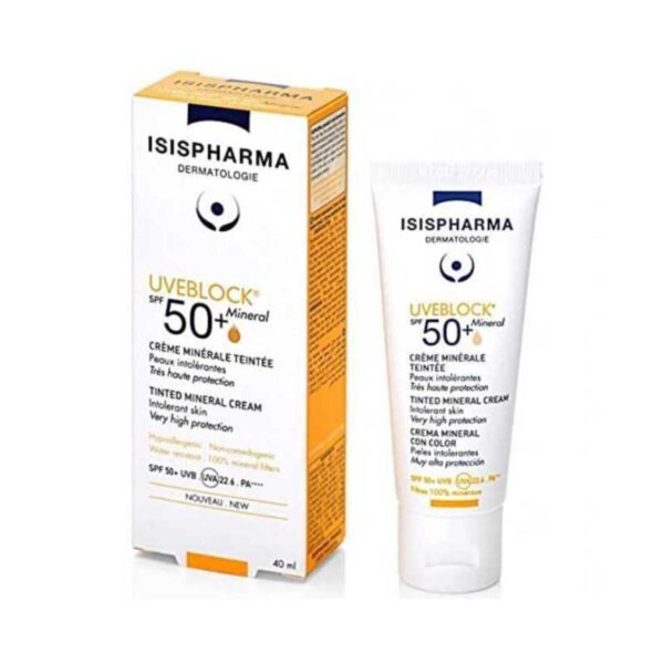 Isispharma Uveblock 50 Mineral Teinte 40Ml