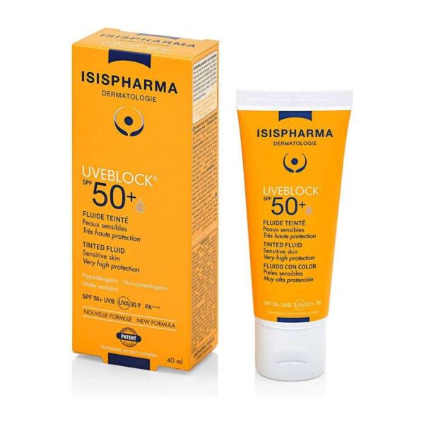 Isispharma Uveblock 50+ Fluide Teinte 40Ml