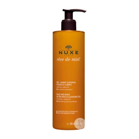 Nuxe Reve de miel Gel nettoyant et demaquillant visage  200 ml