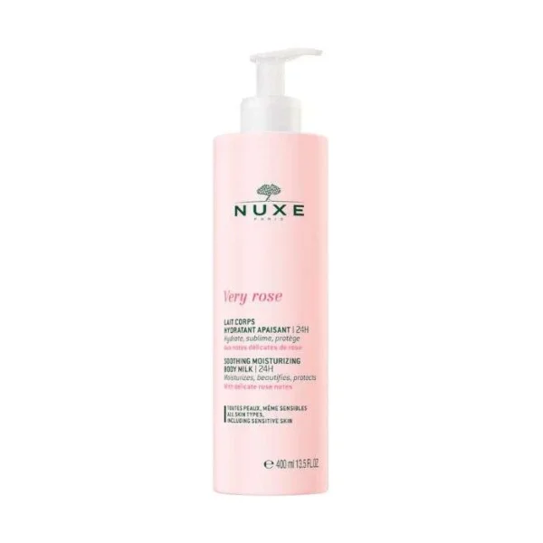 Nuxe Very Rose Lait Corps Hydratant Apaisant 400Ml