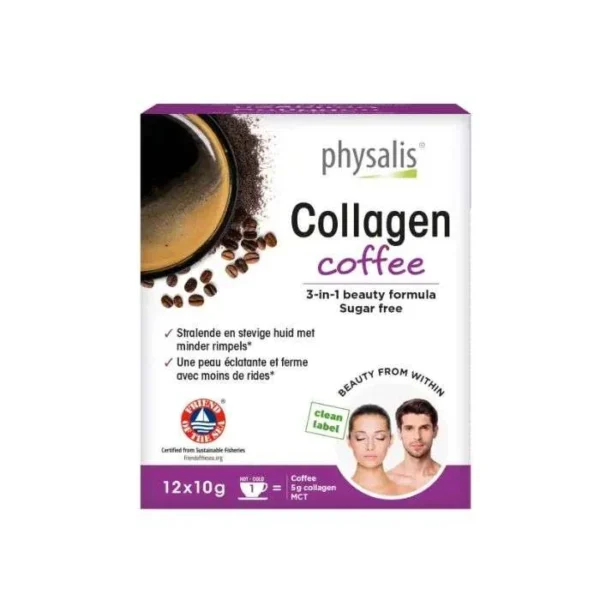 Physalis Collagen Coffee 12 Sachets