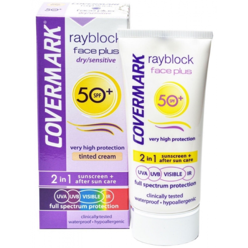 Covermark Rayblock Face Plus Normal SPF50 Light Beige 50Ml