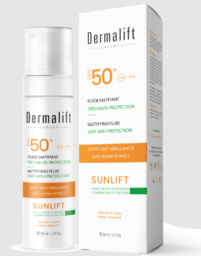 Dermalift Sunlift Fluide Matifiant Spf50+ 50Ml PMG