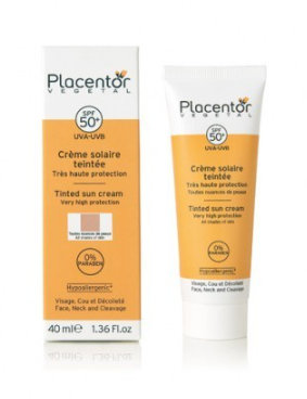 Placentor Creme Solaire Teinte Spf50 40Ml