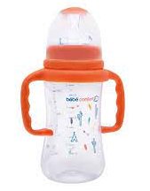 BB Conf Bib Emotion Avec Poignee 270Ml Orange 6-24M