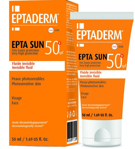 Eptaderm Epta Sun 50+ Fluide Invisible 50Ml