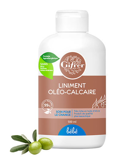 Gifrer Liniment Oleocalcaire Huile Olive Extra 500Ml