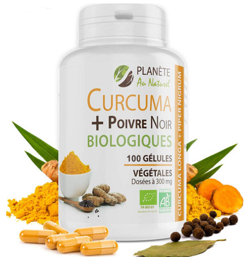 Bio Gph Curcuma Et Poivre Noir 100Gel 300Mg