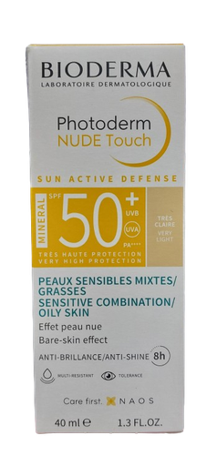 Photoderm Nude Touch Spf+50 Tres Claire 40Ml