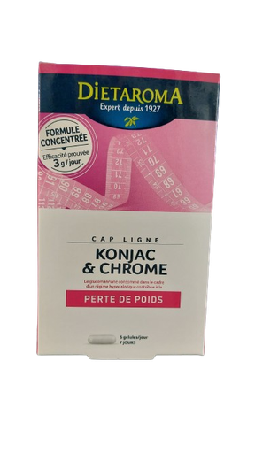 Dietaroma Cap Ligne Konjac & Chrome 40Gel