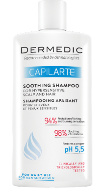 Dermedic Capilarte Shamp Apaisant Pour Cheveux Et Peaux Sensibles 300Ml
