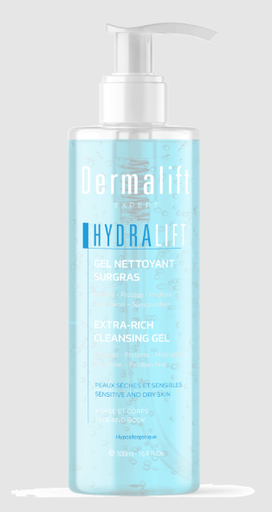 Dermalift Hydralift Gel Nettoyant Surgras 500Ml