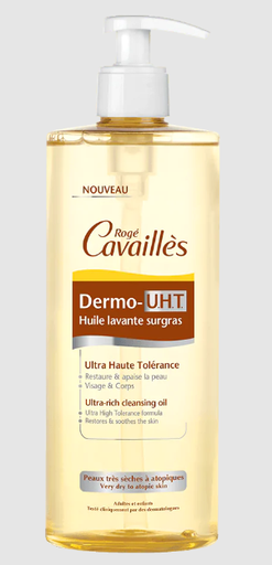 R Cavailles Dermo UHT Huile Lavante Surgras 500Ml