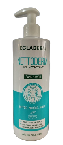 Ecladerm Nettoderm Gel Nettoyant 400Ml