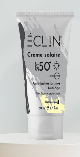 Eclin Creme Solaire Anti Taches Brunes Anti Age SPF50+