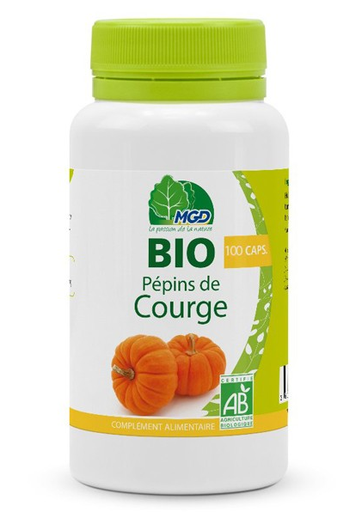 Mgd Huile de Pepins de Courge Pillulier 100Cap