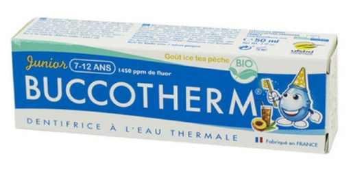 Buccotherm Dent Junior 7-12 Ans Gout Ice Tea Peche 50Ml