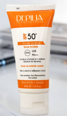 Depilia Creme Invisible Spf 50+PS