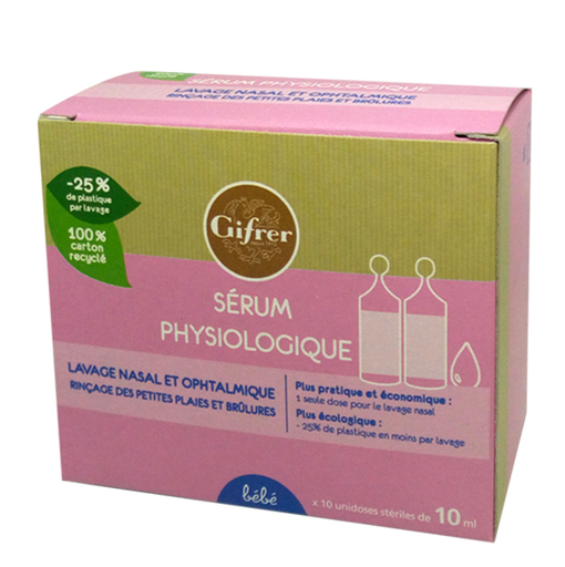 Gifrer Serum Physiologique 10U/10 Ml