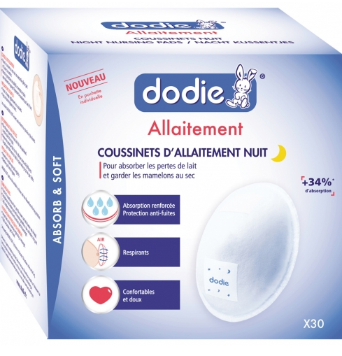 Dodie Coussinet D'Allaittement Nuit*30