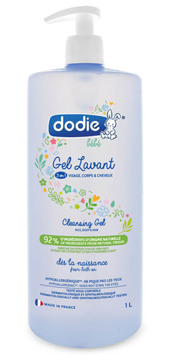 Dodie Gel Lavant 3en1 Pompe 1L