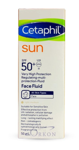 Cetaphil Sun Face Fluide Teinte Spf50+ 50Ml