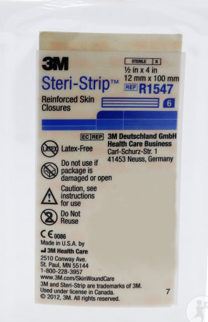 Steri Strip 12mm*100mm Bleu