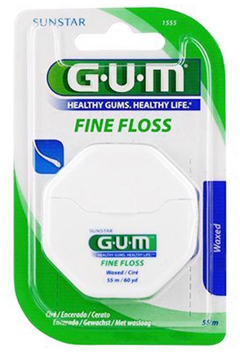Gum Fil 1555 Fin Floss Dentaire Cire