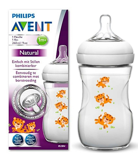 Avent Bib Natural Scf070/20 Tiger 260Ml