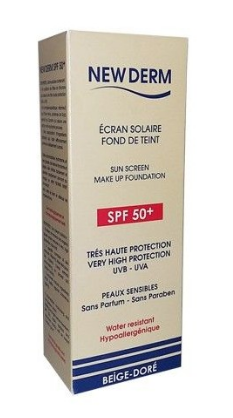 New Derm Ecran Spf 50+ Beige Dore