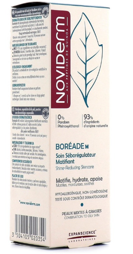 Boreade M Soin Seboregulateur Matifiant 40Ml