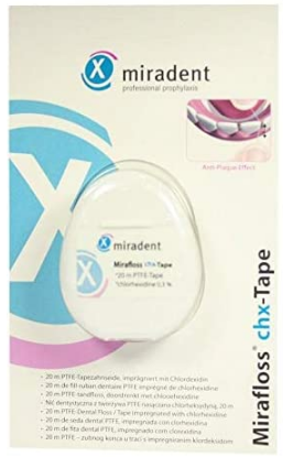Miradent Mirafloss Chx Tap 20M