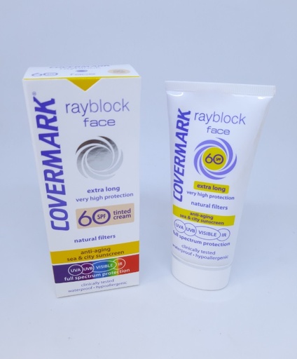 Covermark Rayblock Face SPF60 Light Beige 50Ml