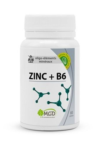 Mgd Zinc+B6 Pillulier 60Gel