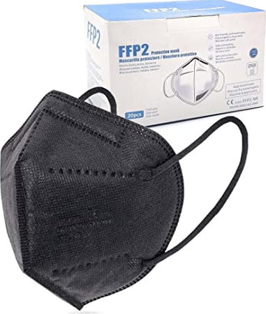 FFP2 Noir Sans Valve