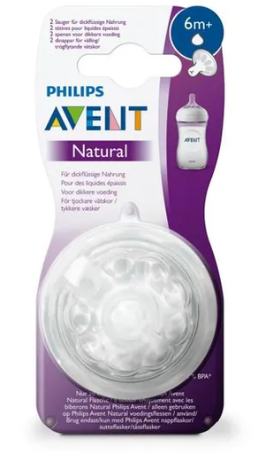 Avent Tet Natural 6M+Scf046/27