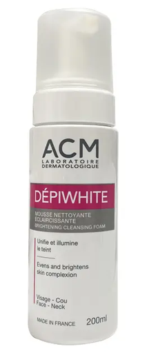 Depiwhite Mousse Nettoyante Eclaircissante 200Ml