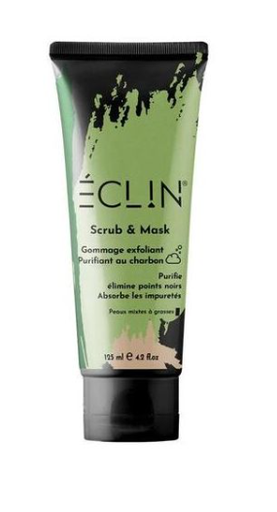 Eclin Masque Et Gommage Au Charbon Actif 2En1 125Ml